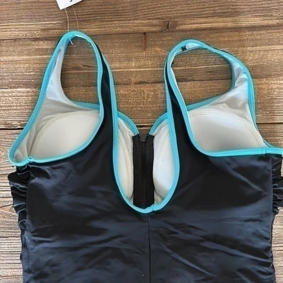 Delimira Swimsuit One piece Size 14 NWT - Picture 5 of 13